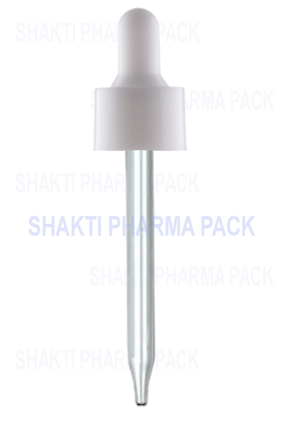 20MM SHINY PEN GLASS WHITE