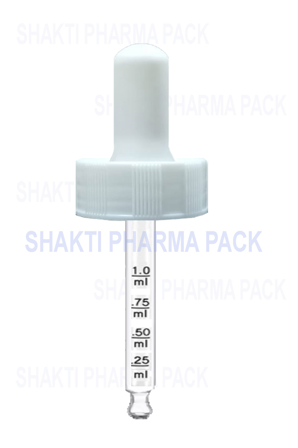 25 X TPE WHITE GLASS