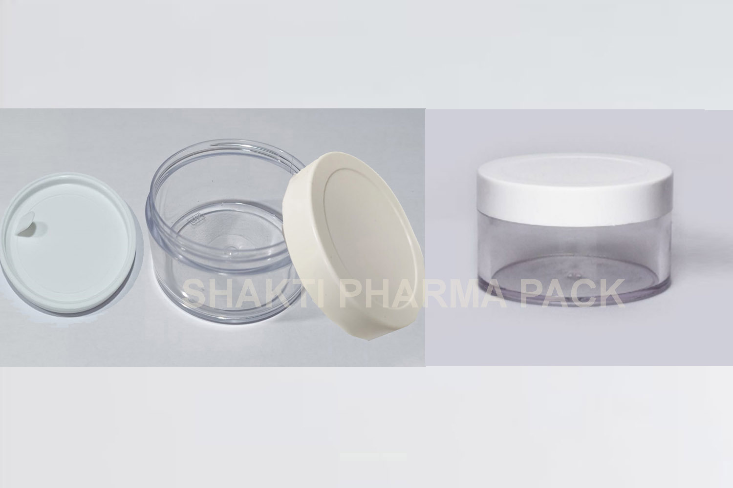 08GM ACRLIC JAR WHITE CAP