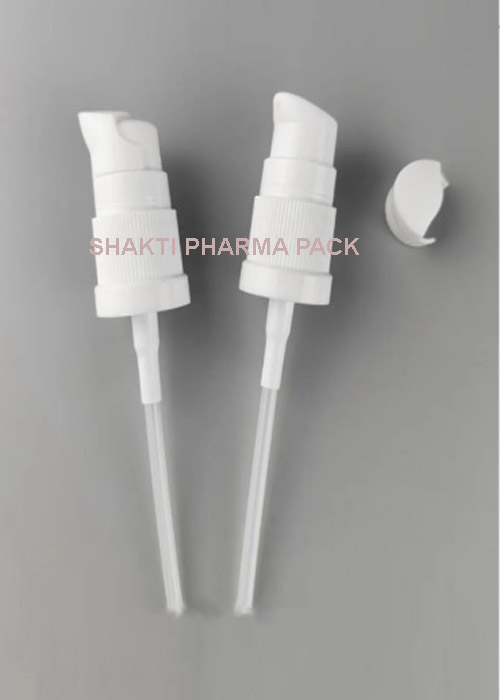 18MM LOTION SERUM PUMP WITH SAFETY CAP