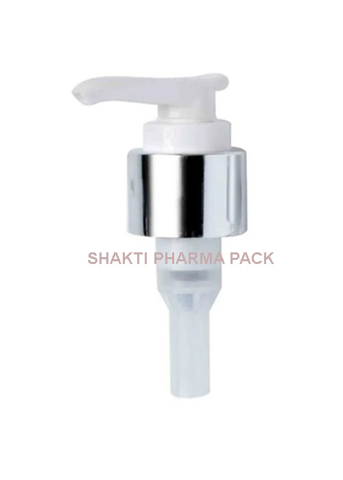 24MM LOTION PUMP SILVER