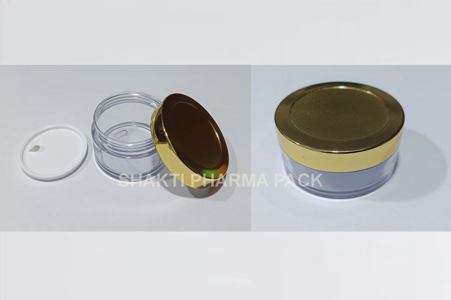 25GM ACRLIC JAR GOLDEN CAP