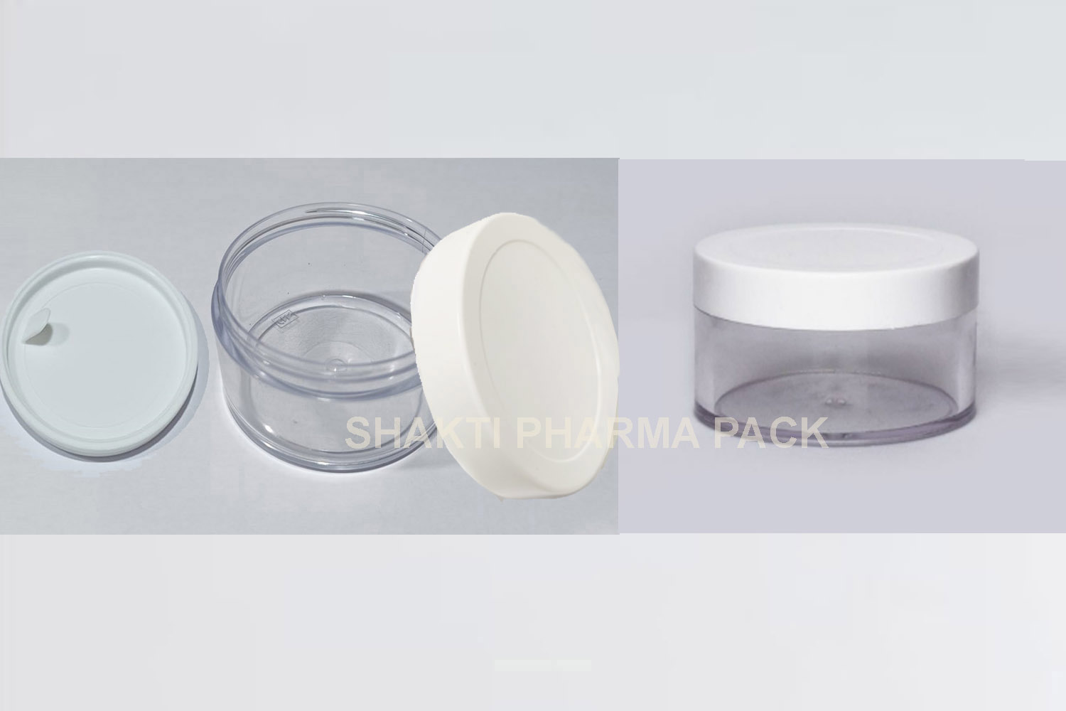 25GM ACRLIC JAR WHITE CAP